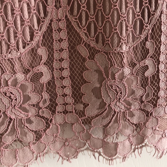 Wayf Venice Off the Shoulder Lace Minidress - Picture 5 of 6